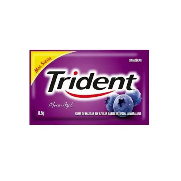 [11750-UND] CHICLE TRIDENT MORA AZUL 8.5 G UND