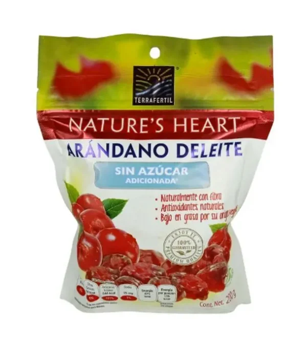 [5128-UND] ARANDANOS TERRAFERTIL SIN AZUCAR 200 GR UND