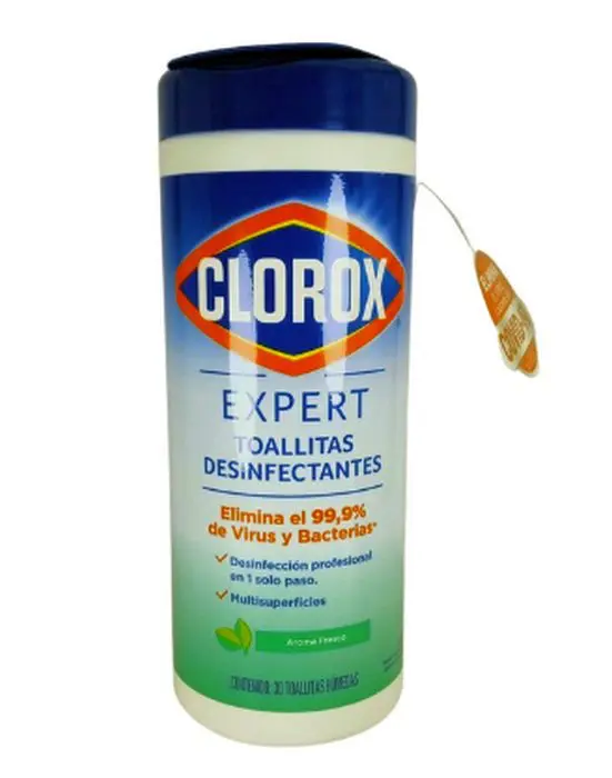 [9299-UND] TOALLAS DESINFEC CLOROX 30 UN UND