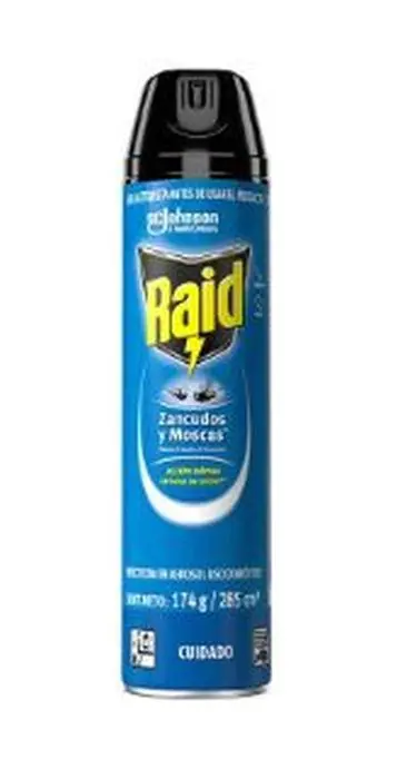 [2717-UND] INSECTICIDA RAID ZANCUDOS MOSCAS 285 ML UND