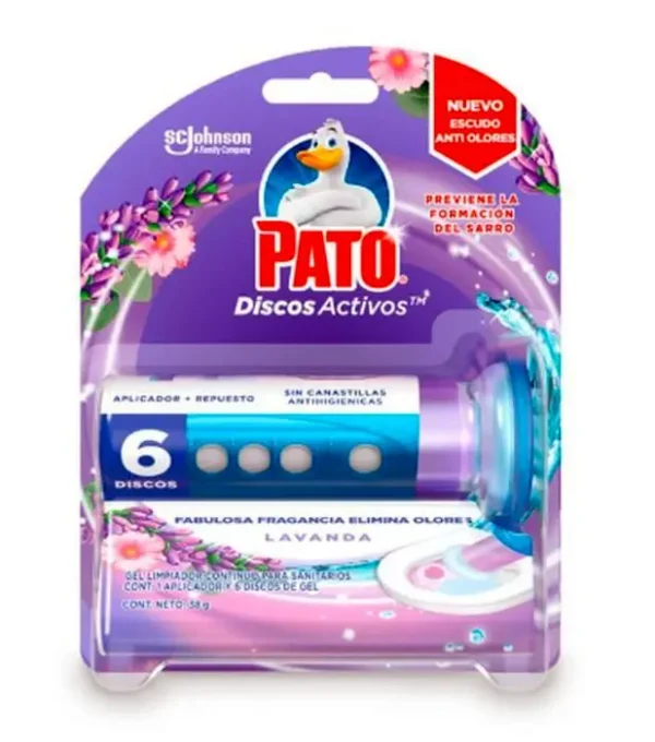 [11941-UND] LIMPIADOR DISCOS ACTIVOS PATO LAVANDA 38 UND