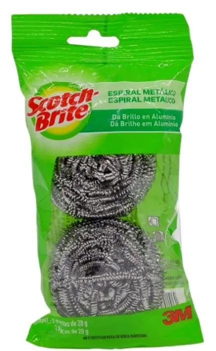 [2078-UND] ESPONJILLA SCOTCH BRITE MALLA 2 U UND