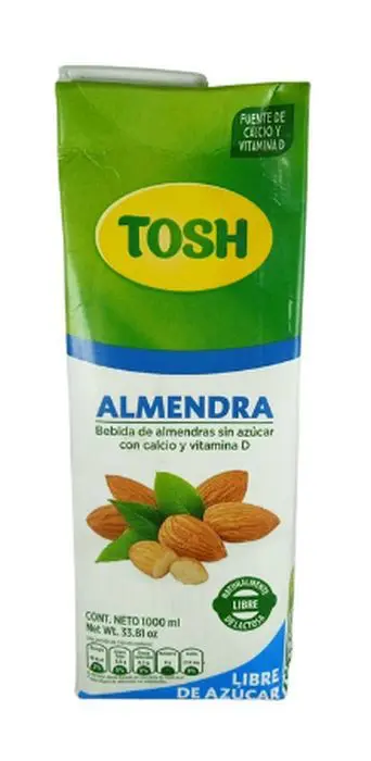 [9314-UND] LECHE ALMENDRA TOSH SIN AZUC 1 L UND