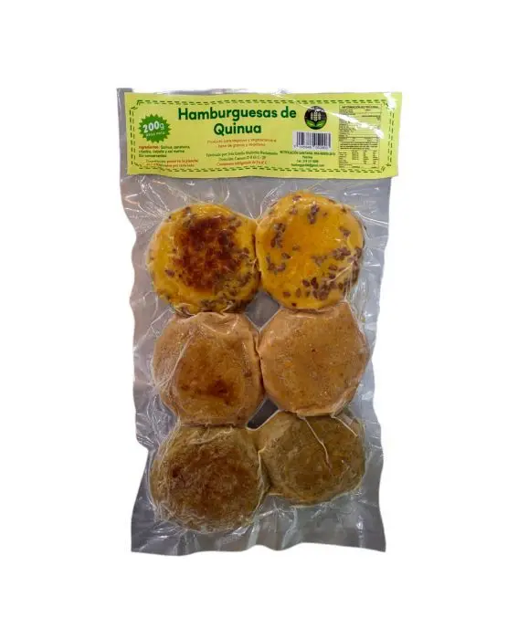 [10554-UND] HAMBURGUESA FOOD VEGGIE QUINUA 200 G UND