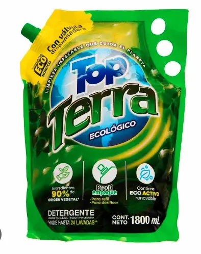 [8826-UND] DETERG LIQ TOP TERRA ECOLOGICO 1800 ML UND