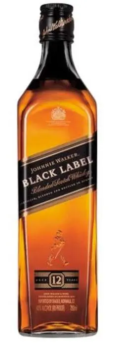 WHISKY BLACK LABEL 12 ANOS BOTL 750 ML UND