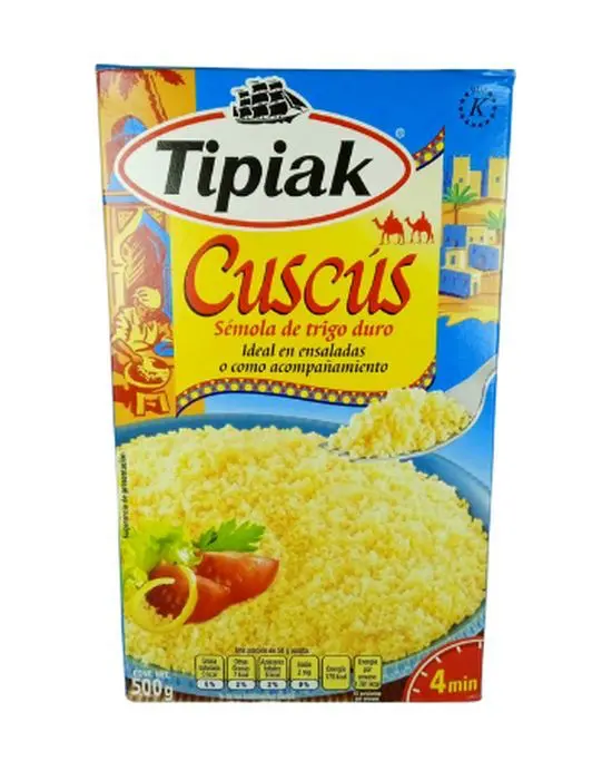 [5616-UND] ARROZ CUSCUS TIPIAK 500 G UND