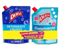 DETERG LIQ DERSA 1.8L+SUAVIZANTE 1.5L UND