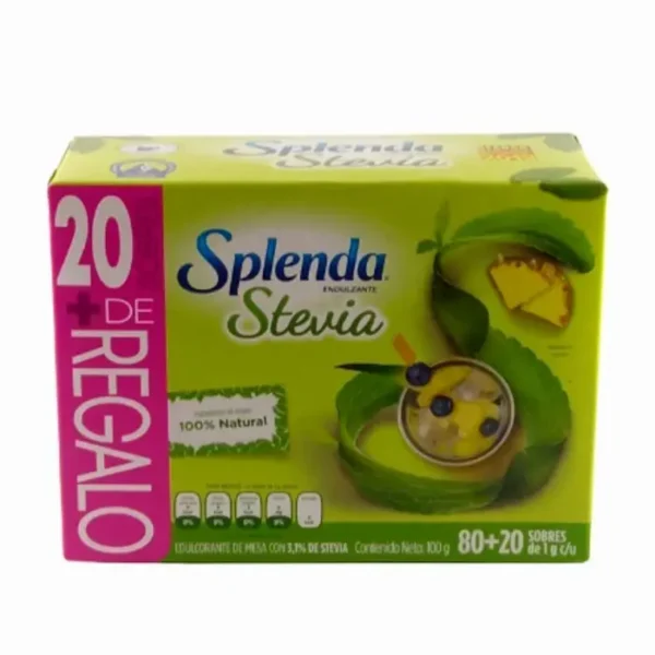 [7283-UND] ENDULZ SPLENDA STEVIA 80 GR UND