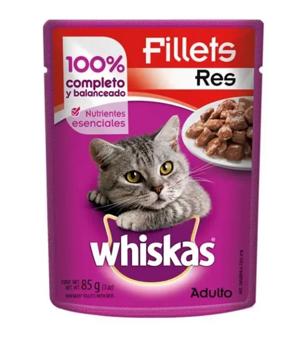 [10754-UND] ALIMEN GA RES ADULTO WHISKAS 85 G UND