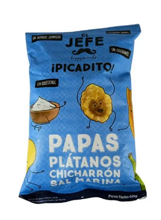 [7334-UND] PASABO ARRAKACHIPS EL JEFE 60 GR UND