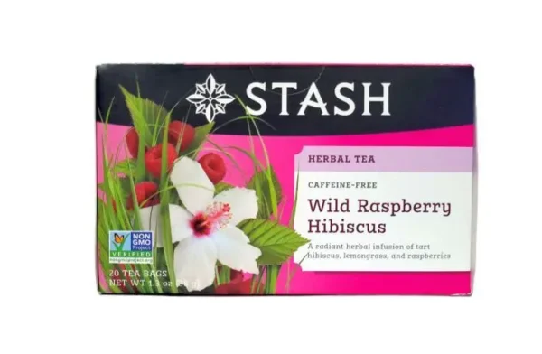 [4157-UND] TE HERBAL WILD RASPBERRY HIBISCUS STASH UND