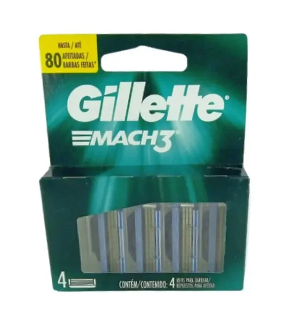 [2004-UND] CUCHILLA DE AFEITAR GILLETTE 3 MAX 4 UND