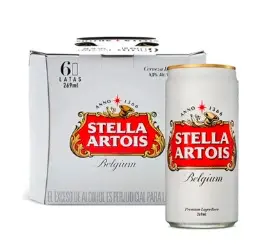 [8456-6UN] CERVEZA STELLA LATA ARTOIS 269 ML 6 UND