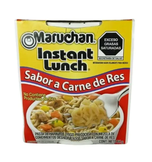 [3116-UND] SOPA INST MARUHCAN DE CARNE 64 GR UND
