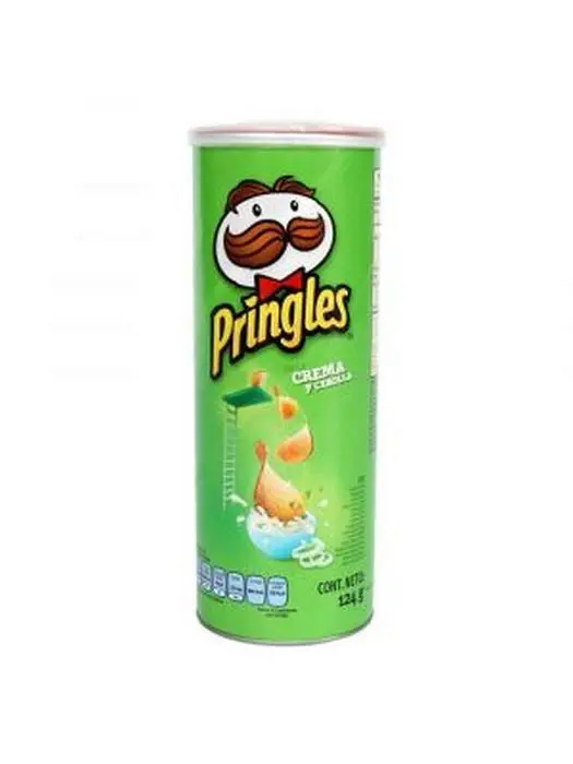[10905-UND] PAPAS FRITAS CREMA CEBOLLA PRINGLES 124G UND