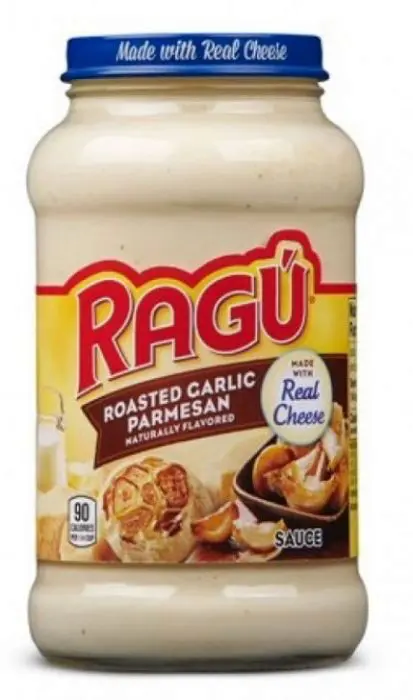 SALSA PASTA PARMESANO Y AJO RAGU 453 G UND