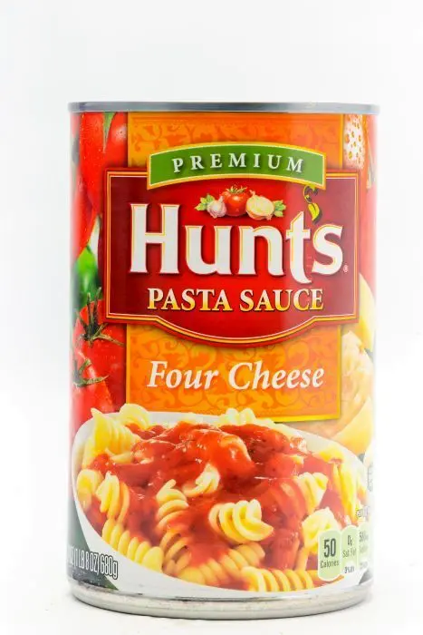 [3646-UND] SALSA FOUR CHEESE PASTA HUNTS 680 GR UND