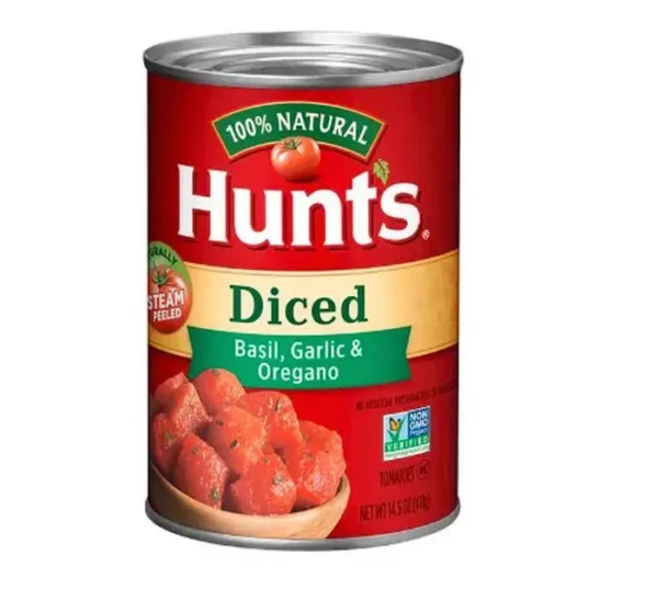 [7665-UND] TOMATE ENLAT HUNTS CON ALBAHACA OREG AJO UND
