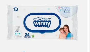 [12488-UND] TOALLITAS HUMEDAS WINNY 24 U UND