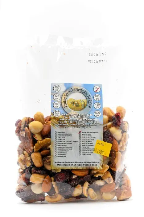 [6656-UND] MEZCLA DE FRUTOS SECOS HERCAP 250 GR UND