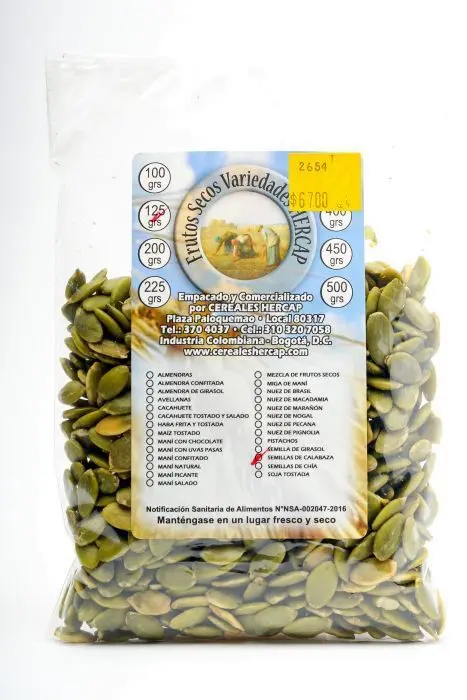 [2654-UND] SEMILLAS CALABAZA HERCAP 125 GR UND