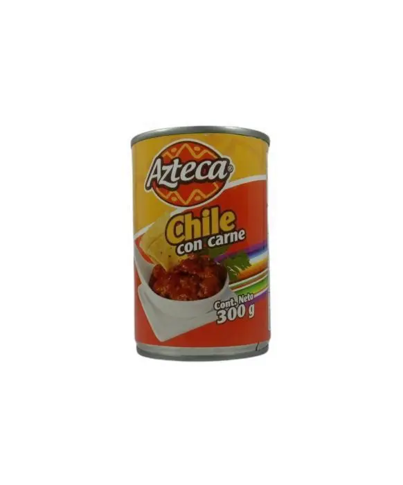 CHILI AZTECA CON CARNE 300 GR UND