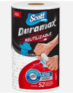 [12590-UND] PANO SCOTT DURAMAX ROLLO REUTILIZAB 52 U UND