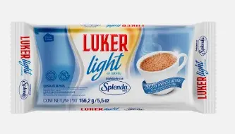 [8324-UND] CHOCOLATE LUKER LIGHT CON SPLENDA 156.2 UND