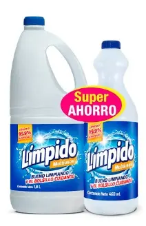 BLANQUEADOR LIMPIDO 1800+460 ML UND