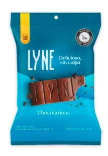 [12401-UND] CHOCOLATINA LYNE CON LECHE 108 G UND