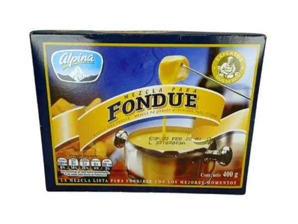 [6897-UND] QUESO FONDUE ALPINA TRADICIONAL 400 G UND