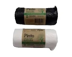 [11718-UND] BOLSA BASU PINTO BIO BLANC 43X48 CM 30 U UND