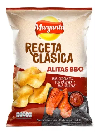 [1738-UND] PAPAS FRITAS MARGARITA BBQ 120 GR UND