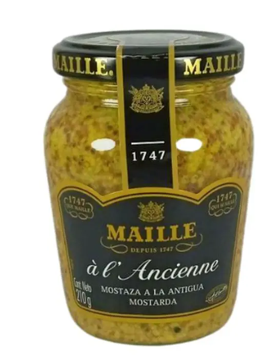 [443-UND] SALSA MOSTAZA MAILLE ANTIGUA 210 GR UND