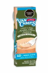 [13039-UND] ATUN LOMO VAN CAMPS ACEITE OLIVA 60G 3 U UND