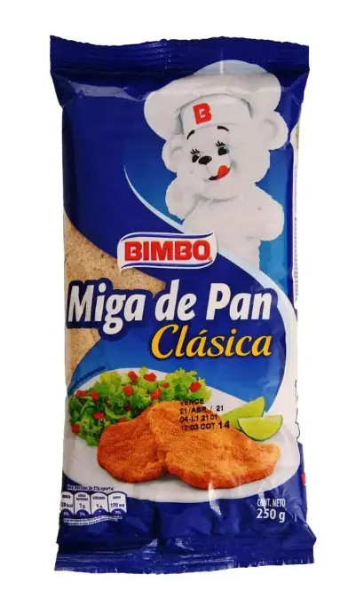[1858-UND] MIGA DE PAN BIMBO 250 GR UND