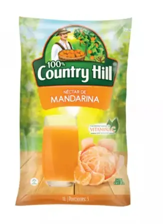 [13008-UND] JUGO COUNTRY HILL MANDARINA BOLSA 1000ML UND