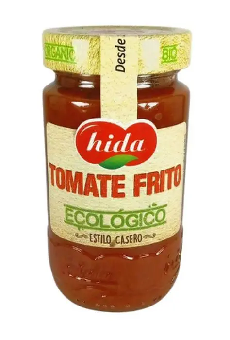 [8145-UND] SALSA TOMATE FRITO ECOLOGICO HIDA 350 G UND