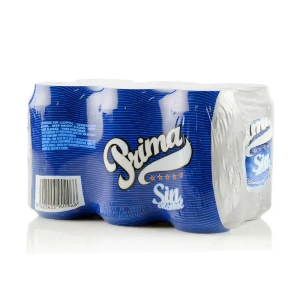 [5815-6UN] CERVEZA PRIMA SIN ALCOHOL LATA 330 ML 6 UND
